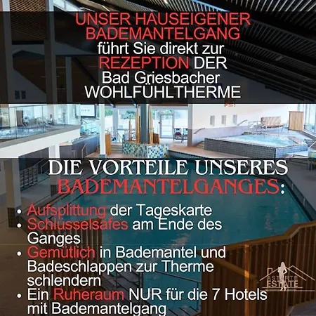 Apartamento 41 - Im Rottalblick - Suedlaendischen Flair Geniessen Mit Bademantelgang Zur Therme, Tv, Balkon Und Persoenlichem Gaesteempfang Von Astarte Estate *